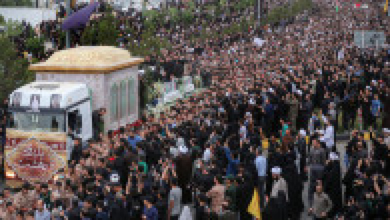 Au început funeraliile președintelui iranian Ebrahim Raisi. Sursa foto: Profimedia Images | Poza 12 din 16