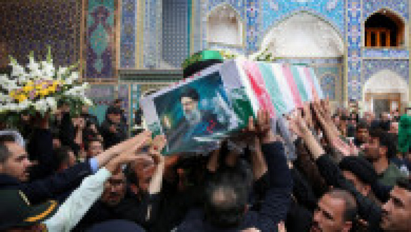 Au început funeraliile președintelui iranian Ebrahim Raisi. Sursa foto: Profimedia Images | Poza 5 din 16