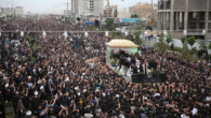Au început funeraliile președintelui iranian Ebrahim Raisi. Sursa foto: Profimedia Images | Poza 2 din 16