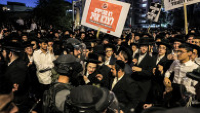 Protest al evreilor ultra-ortodocși la Ierusalim. Foto: Profimedia Images | Poza 4 din 13