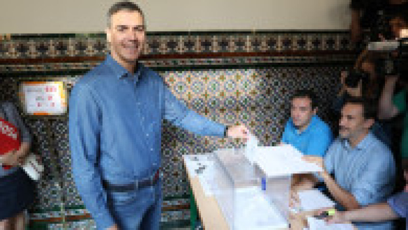 Pedro Sanchez, la vot. Foto: Profimedia Images | Poza 3 din 25