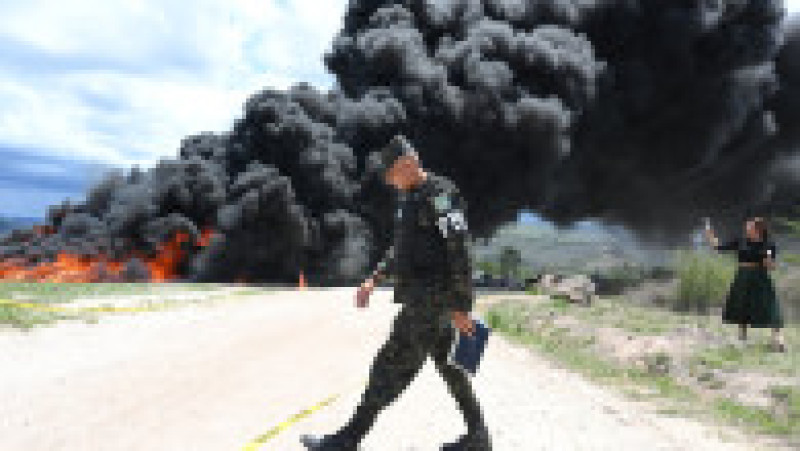 Autoritățile din Honduras au ars peste 5,6 tone de cocaină în cadrul unei ample operațiuni antidrog. FOTO Profimedia Images | Poza 10 din 12