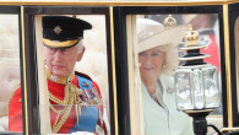 Parada militară organizată în centrul Londrei pentru a marca ziua de naştere oficială a monarhului britanic, regele Charles. Foto: Profimedia Images | Poza 3 din 6