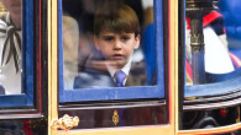 În vârstă de 6 ani, Prințul Louis atrage mereu atenția la evenimente și ceremonii publice cu gesturile sale. Foto: Profimedia Images | Poza 7 din 14