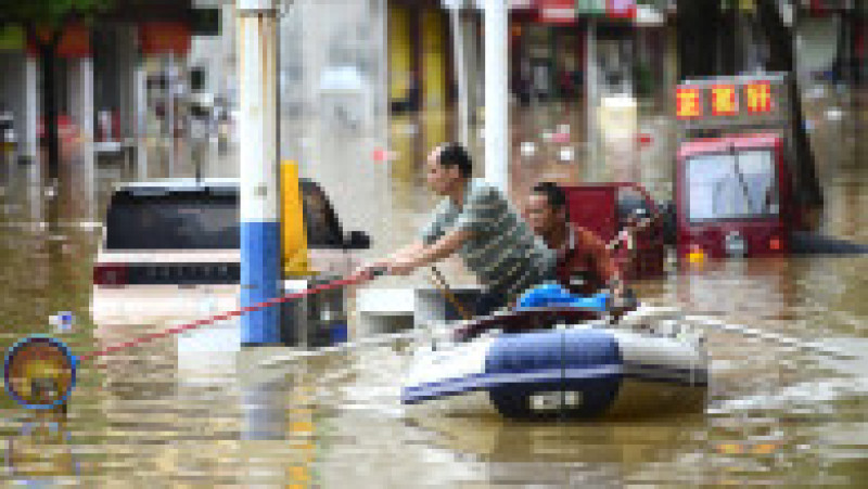 Inundații în China. Foto: Profimedia Images | Poza 1 din 8