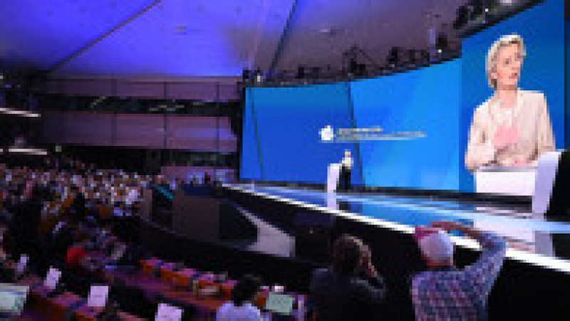 Sediul din Bruxelles al PE a fost complet transformat pentru a găzdui marea noapte a alegerilor europene. FOTO: Profimedia Images | Poza 2 din 6