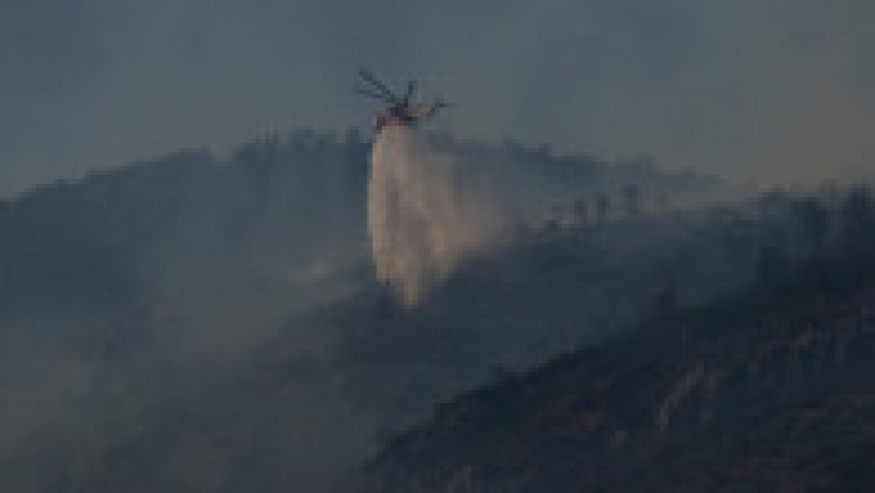 Un incendiu de pădure a izbucnit sâmbătă după-amiază pe Muntele Parnitha, în apropiere de Atena. FOTO: Profimedia Images | Poza 5 din 5