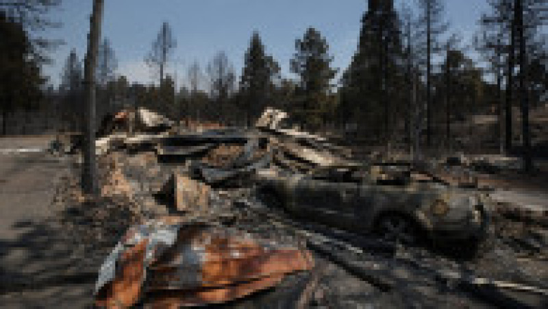Doi oameni au murit în incendiile de vegetaţie din sudul statului american New Mexico, care au pârjolit aproximativ 500 de gospodării. FOTO: Profimedia Images | Poza 7 din 13