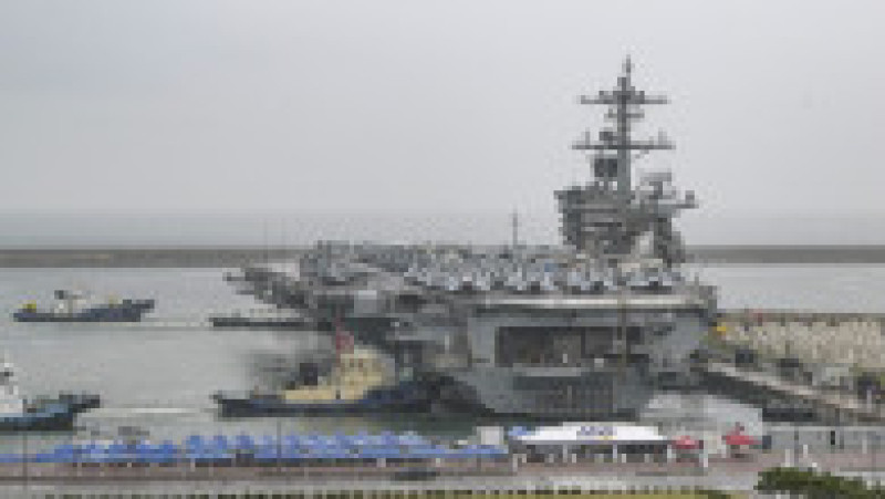 Portavionul american Theodore Roosevelt a ajuns în Coreea de Sud pentru exerciţii militare. FOTO: Profimedia Images | Poza 5 din 5