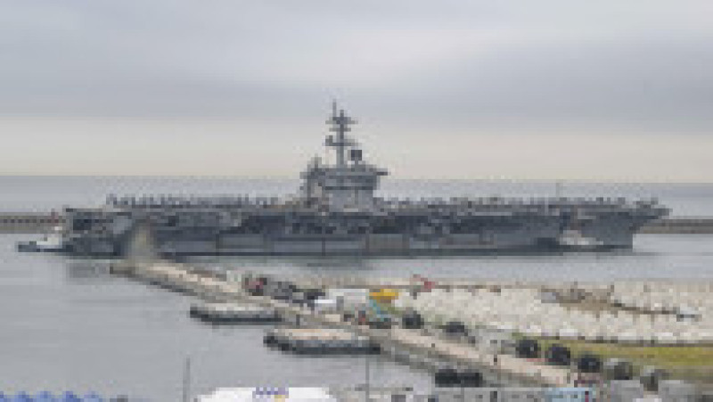 Portavionul american Theodore Roosevelt a ajuns în Coreea de Sud pentru exerciţii militare. FOTO: Profimedia Images | Poza 2 din 5