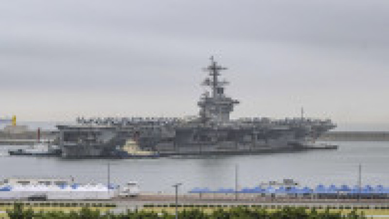 Portavionul american Theodore Roosevelt a ajuns în Coreea de Sud pentru exerciţii militare. FOTO: Profimedia Images | Poza 3 din 5