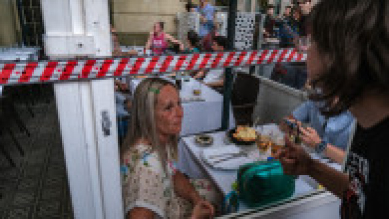 Mii de persoane au ieșit în stradă și au manifestat la Barcelona împotriva turismului excesiv. FOTO: Profimedia Images | Poza 3 din 10