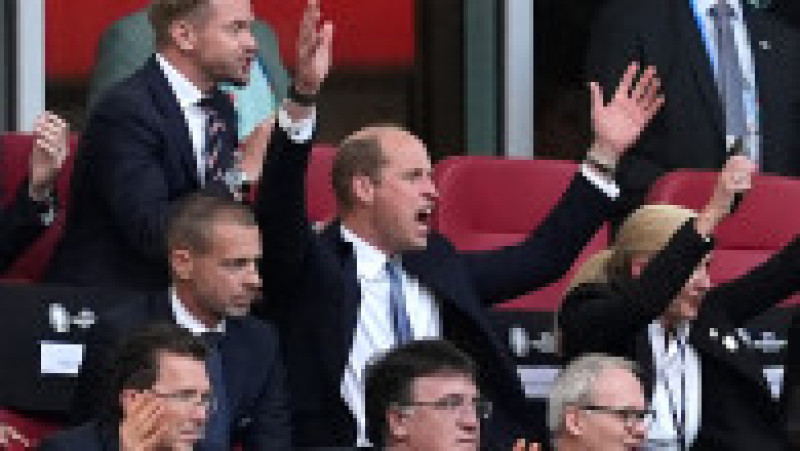 Prințul William a fost prezent sâmbătă seara pe Dusseldorf Arena, unde a trăit din plin emoțiile partidei Anglia-Elveția, la EURO 2024. FOTO: Profimedia Images | Poza 3 din 15