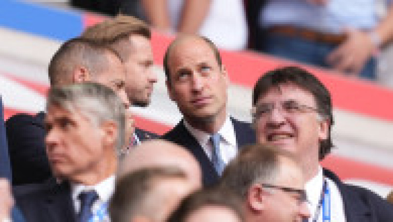 Prințul William a fost prezent sâmbătă seara pe Dusseldorf Arena, unde a trăit din plin emoțiile partidei Anglia-Elveția, la EURO 2024. FOTO: Profimedia Images | Poza 12 din 15