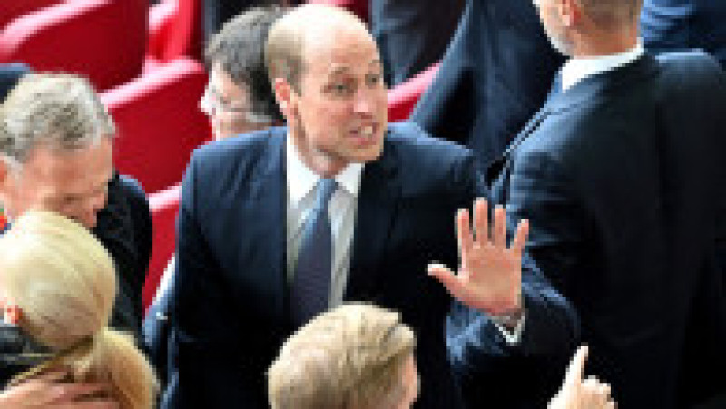 Prințul William a fost prezent sâmbătă seara pe Dusseldorf Arena, unde a trăit din plin emoțiile partidei Anglia-Elveția, la EURO 2024. FOTO: Profimedia Images | Poza 4 din 15