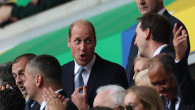 Prințul William a fost prezent sâmbătă seara pe Dusseldorf Arena, unde a trăit din plin emoțiile partidei Anglia-Elveția, la EURO 2024. FOTO: Profimedia Images | Poza 5 din 15
