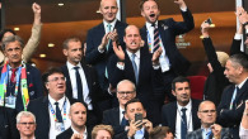 Prințul William a fost prezent sâmbătă seara pe Dusseldorf Arena, unde a trăit din plin emoțiile partidei Anglia-Elveția, la EURO 2024. FOTO: Profimedia Images | Poza 10 din 15