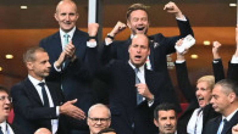 Prințul William a fost prezent sâmbătă seara pe Dusseldorf Arena, unde a trăit din plin emoțiile partidei Anglia-Elveția, la EURO 2024. FOTO: Profimedia Images | Poza 1 din 15