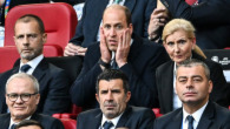 Prințul William a fost prezent sâmbătă seara pe Dusseldorf Arena, unde a trăit din plin emoțiile partidei Anglia-Elveția, la EURO 2024. FOTO: Profimedia Images | Poza 9 din 15