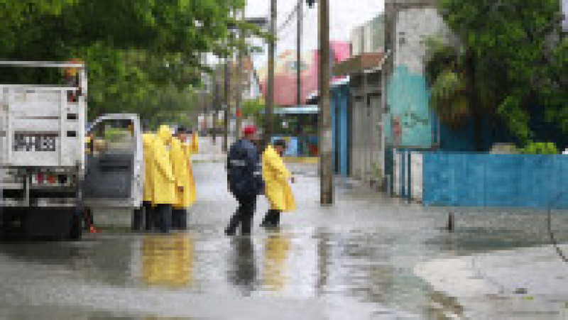 Uraganul Beryl a ajuns ca o furtună de categoria 2 în cele mai importante destinaţii turistice din Mexic. FOTO: Profimedia Images | Poza 4 din 12
