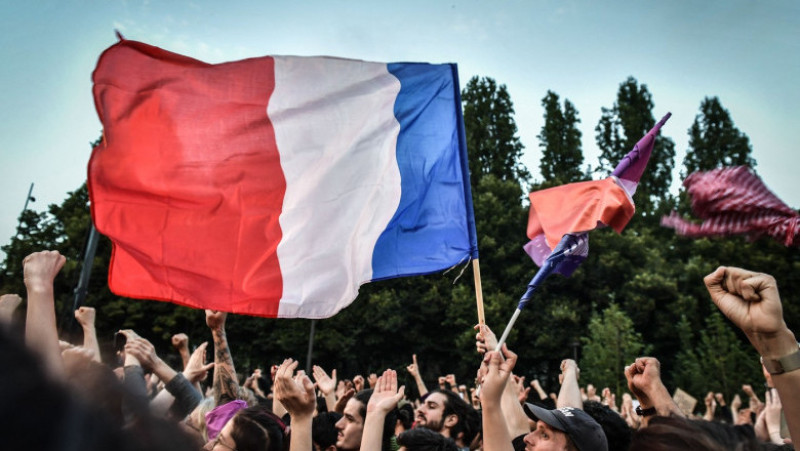 Celebration of New Popular Front after the 2nd tour of legislative elections in Paris FA, France - 07 Jul 2024