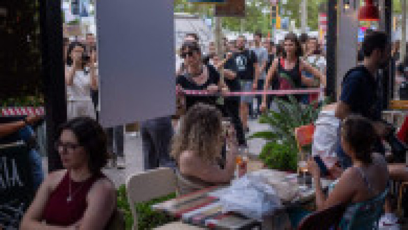 Mii de oameni din Barcelona au protestat în stradă, supărați că orașul a ajuns de nelocuit. FOTO: Profimedia Images | Poza 2 din 11