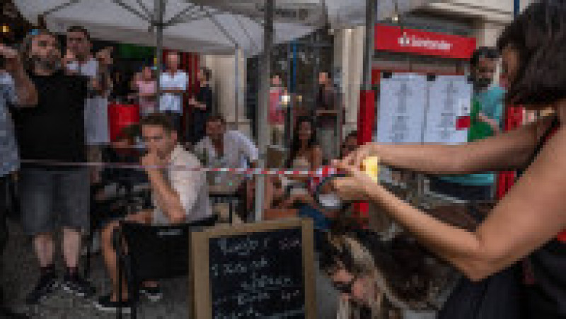 Mii de oameni din Barcelona au protestat în stradă, supărați că orașul a ajuns de nelocuit. FOTO: Profimedia Images | Poza 11 din 11