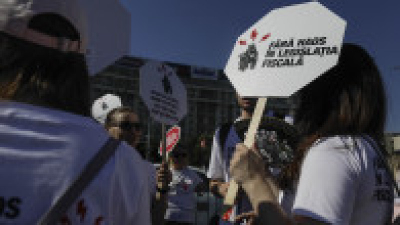 Contabilii și antreprenorii au protestat în stradă față de modificările la legislația fiscală. Foto: INQUAM Photos / Octav Ganea | Poza 2 din 8