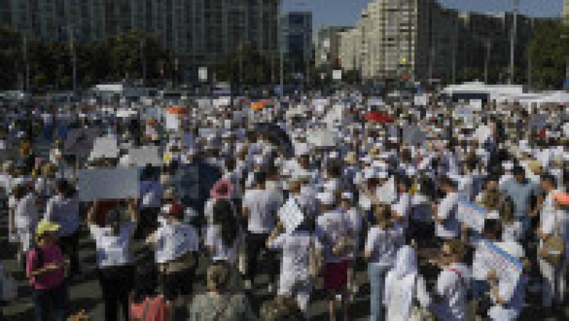 Contabilii și antreprenorii au protestat în stradă față de modificările la legislația fiscală. Foto: INQUAM Photos / Octav Ganea | Poza 3 din 8