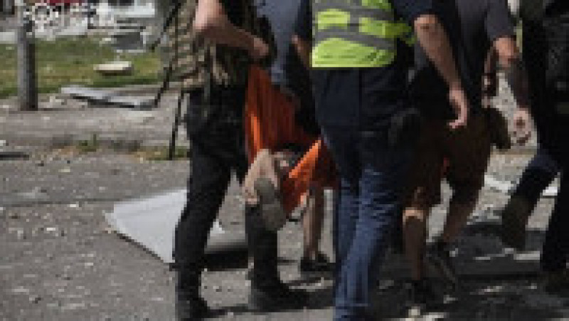 Cel mai mare spital de copii din Kiev a fost lovit luni de o rachetă rusească. FOTO: Profimedia Images | Poza 15 din 23