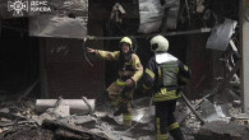Cel mai mare spital de copii din Kiev a fost lovit luni de o rachetă rusească. FOTO: Profimedia Images | Poza 14 din 23