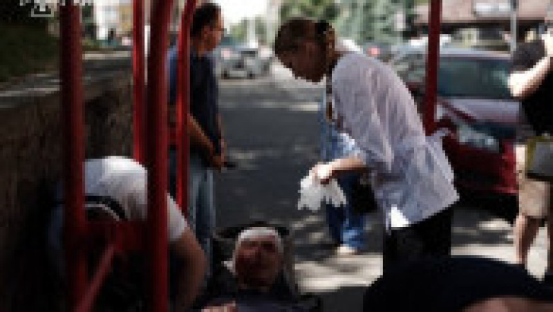 Cel mai mare spital de copii din Kiev a fost lovit luni de o rachetă rusească. FOTO: Profimedia Images | Poza 13 din 23