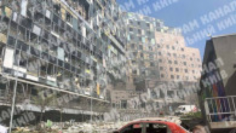 Cel mai mare spital de copii din Kiev a fost lovit luni de o rachetă rusească. FOTO: Profimedia Images | Poza 11 din 23