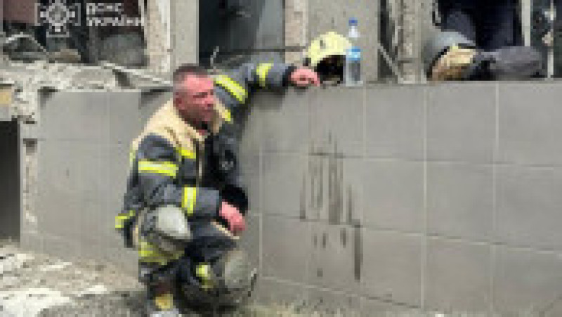Cel mai mare spital de copii din Kiev a fost lovit luni de o rachetă rusească. FOTO: Profimedia Images | Poza 16 din 23