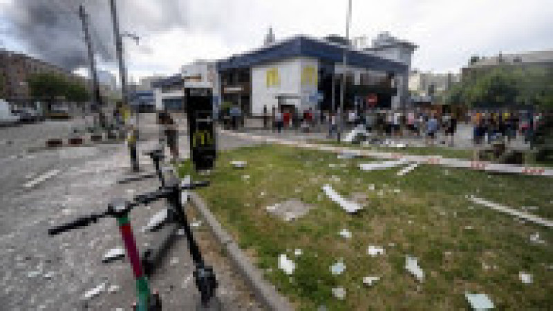 Cel mai mare spital de copii din Kiev a fost lovit luni de o rachetă rusească. FOTO: Profimedia Images | Poza 5 din 23