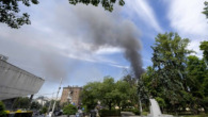 Cel mai mare spital de copii din Kiev a fost lovit luni de o rachetă rusească. FOTO: Profimedia Images | Poza 3 din 23
