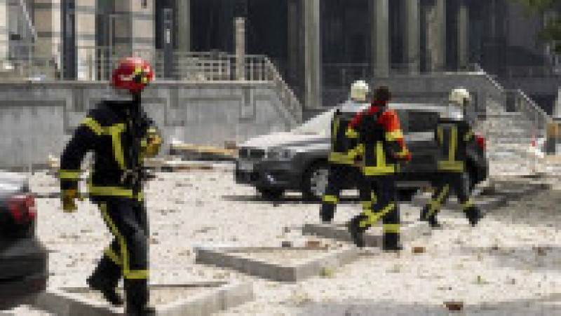 Cel mai mare spital de copii din Kiev a fost lovit luni de o rachetă rusească. FOTO: Profimedia Images | Poza 1 din 23