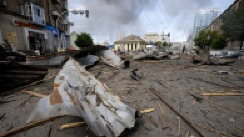 Cel mai mare spital de copii din Kiev a fost lovit luni de o rachetă rusească. FOTO: Profimedia Images | Poza 7 din 23
