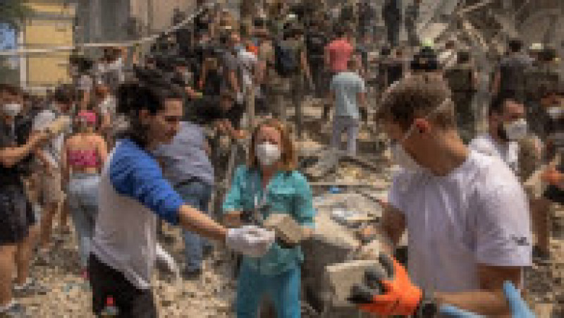 Cel mai mare spital de copii din Kiev a fost lovit luni de o rachetă rusească. FOTO: Profimedia Images | Poza 18 din 23