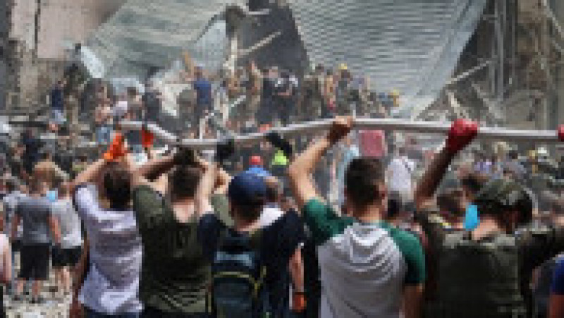 Cel mai mare spital de copii din Kiev a fost lovit luni de o rachetă rusească. FOTO: Profimedia Images | Poza 23 din 23