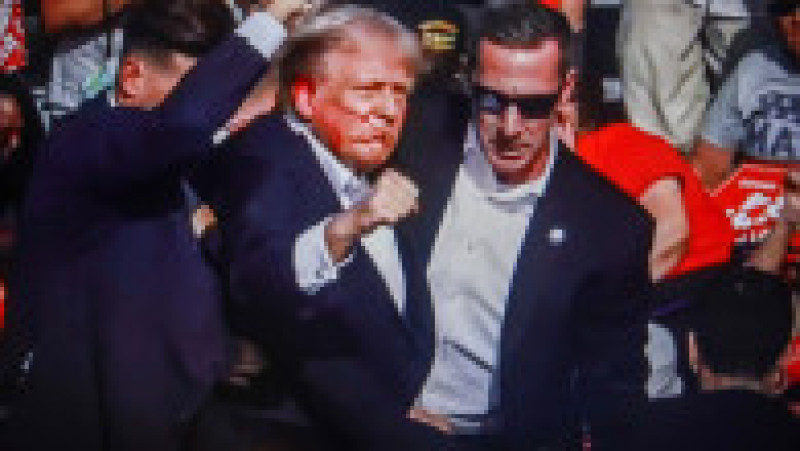 Donald Trump a fost rănit la un miting electoral. Foto: Profimedia Images | Poza 6 din 9