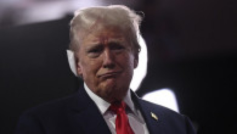 Donald Trump a venit cu urechea bandajată la prima apariție publică după tentativa de asasinat din Pennsylvania. Foto: Profimedia | Poza 7 din 14