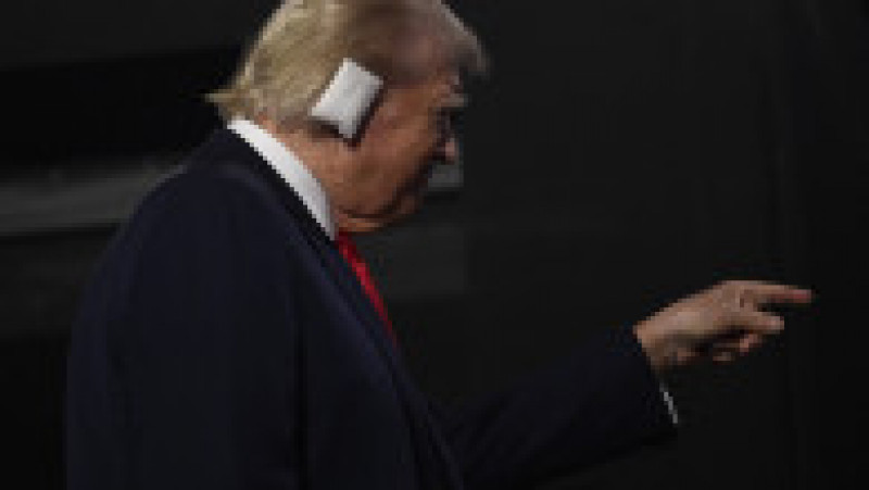 Donald Trump a venit cu urechea bandajată la prima apariție publică după tentativa de asasinat din Pennsylvania. Foto: Profimedia | Poza 1 din 14