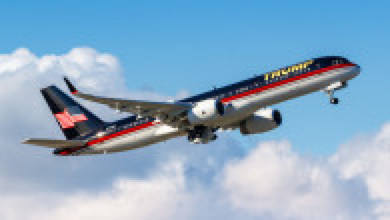 Avionul privat al lui Donald Trump este un Boeing 757-200 din anii 