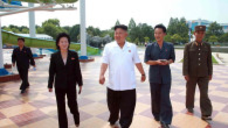 Kim Jong Un a vizitat tabăra de vară după ce a fost renovată. Foto: Profimedia Images | Poza 3 din 14