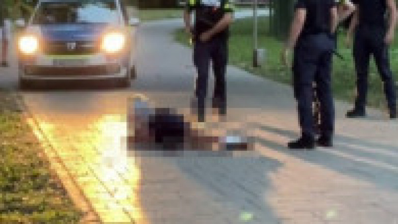 Un bărbat a amenințat cu pistolul oameni aflați în Grădina Romei din Satu Mare. Sursa foto: PresaSM | Poza 1 din 4