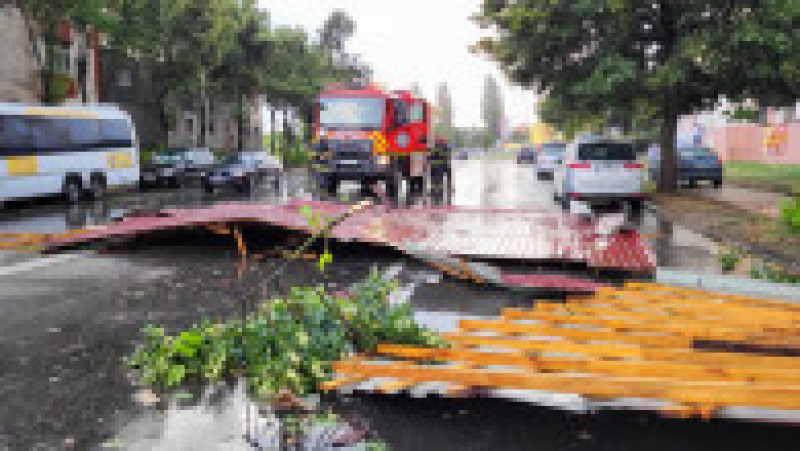 O furtună puternică a făcut ravagii în Giurgiu. Foto: ISU Giurgiu | Poza 2 din 7