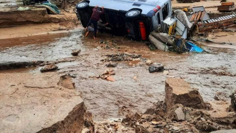 Dezastru pe litoral. Foto-Facebook/Nopti de Vamă/ Apele Române