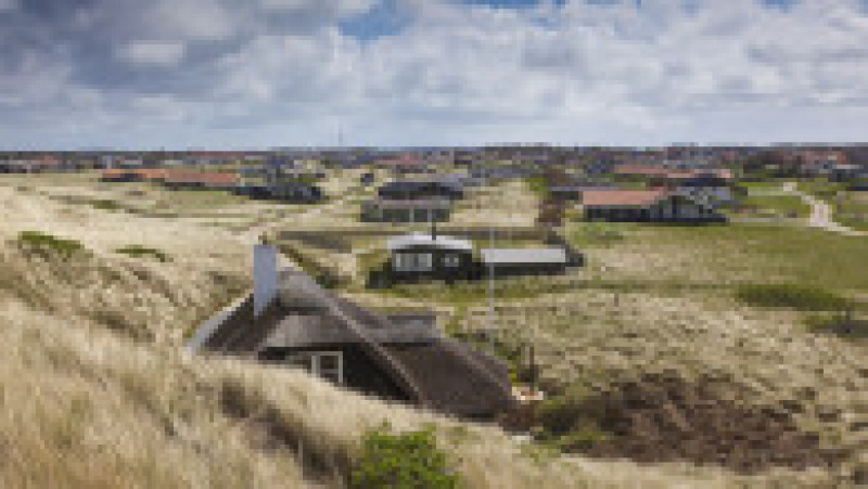 Denmark, Jutland, Klitmoller, windsurfing capital of Denmark, houses in dunes | Poza 4 din 6