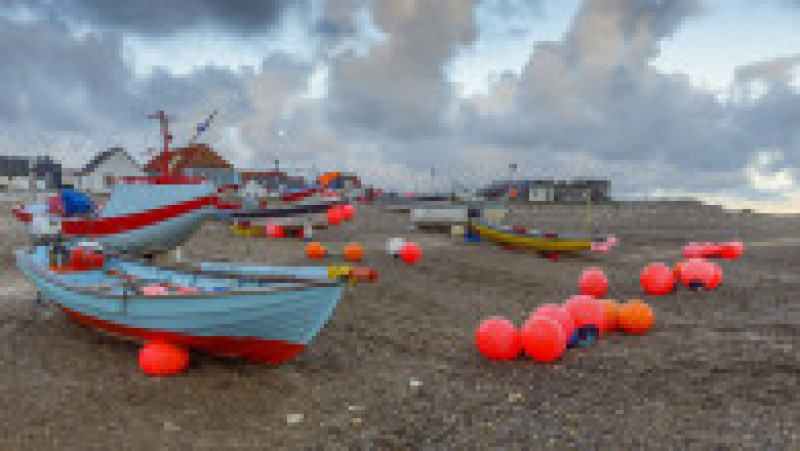 Colorful Fishing Boats on the Beach, Klitmoller, Klittmoller, North Jutland, Denmark | Poza 5 din 6